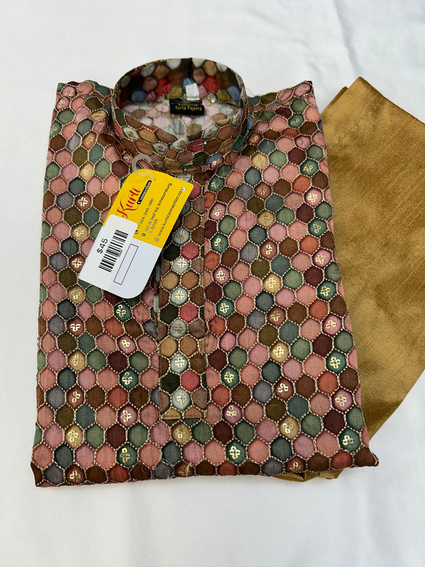 Silk kurta set : kids