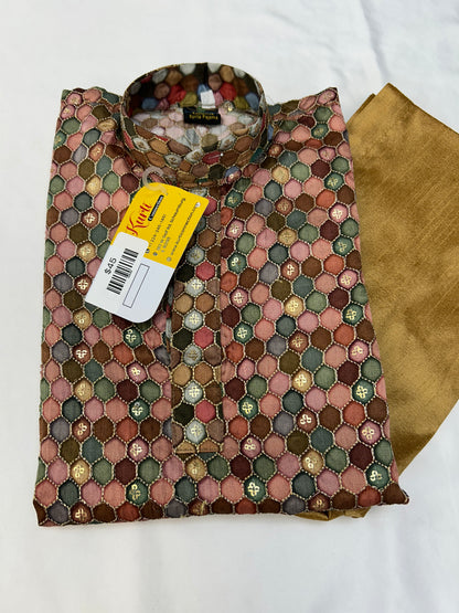 Silk kurta set : kids
