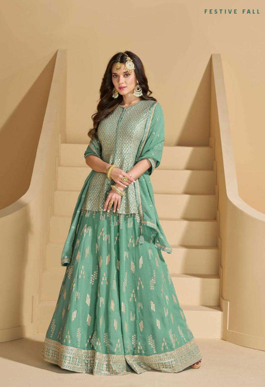Pragya: chiffon lehenga Choli set