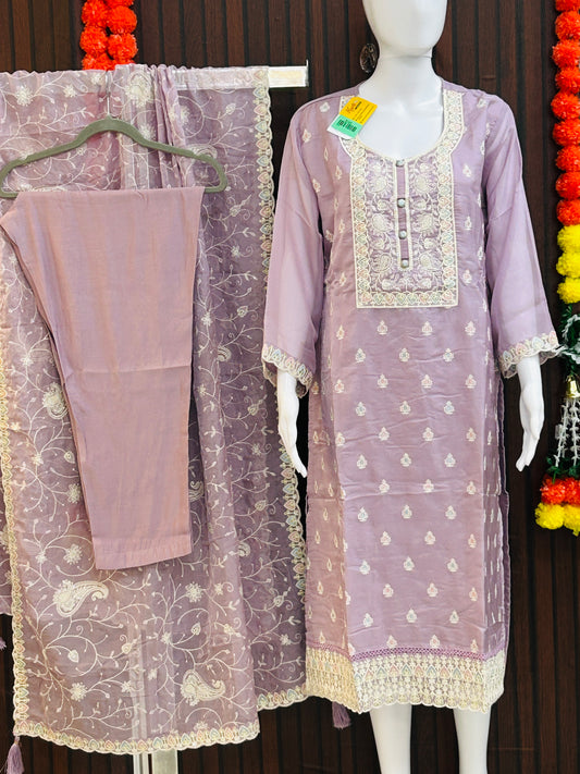 Light purple salwar set