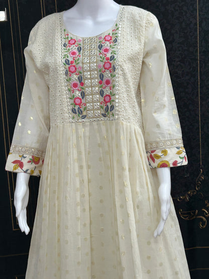 Cotton long kurti