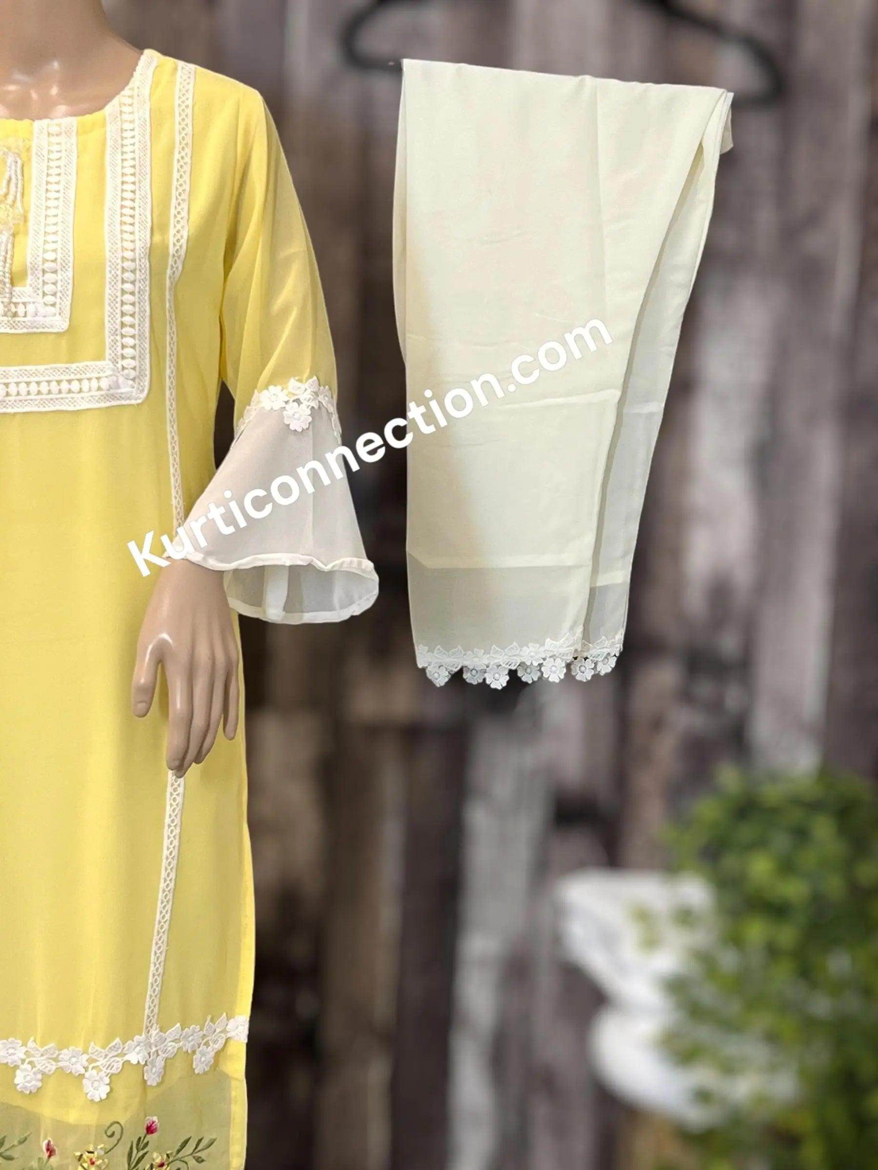 Chiffon salwar suit - Kurti Connection USA