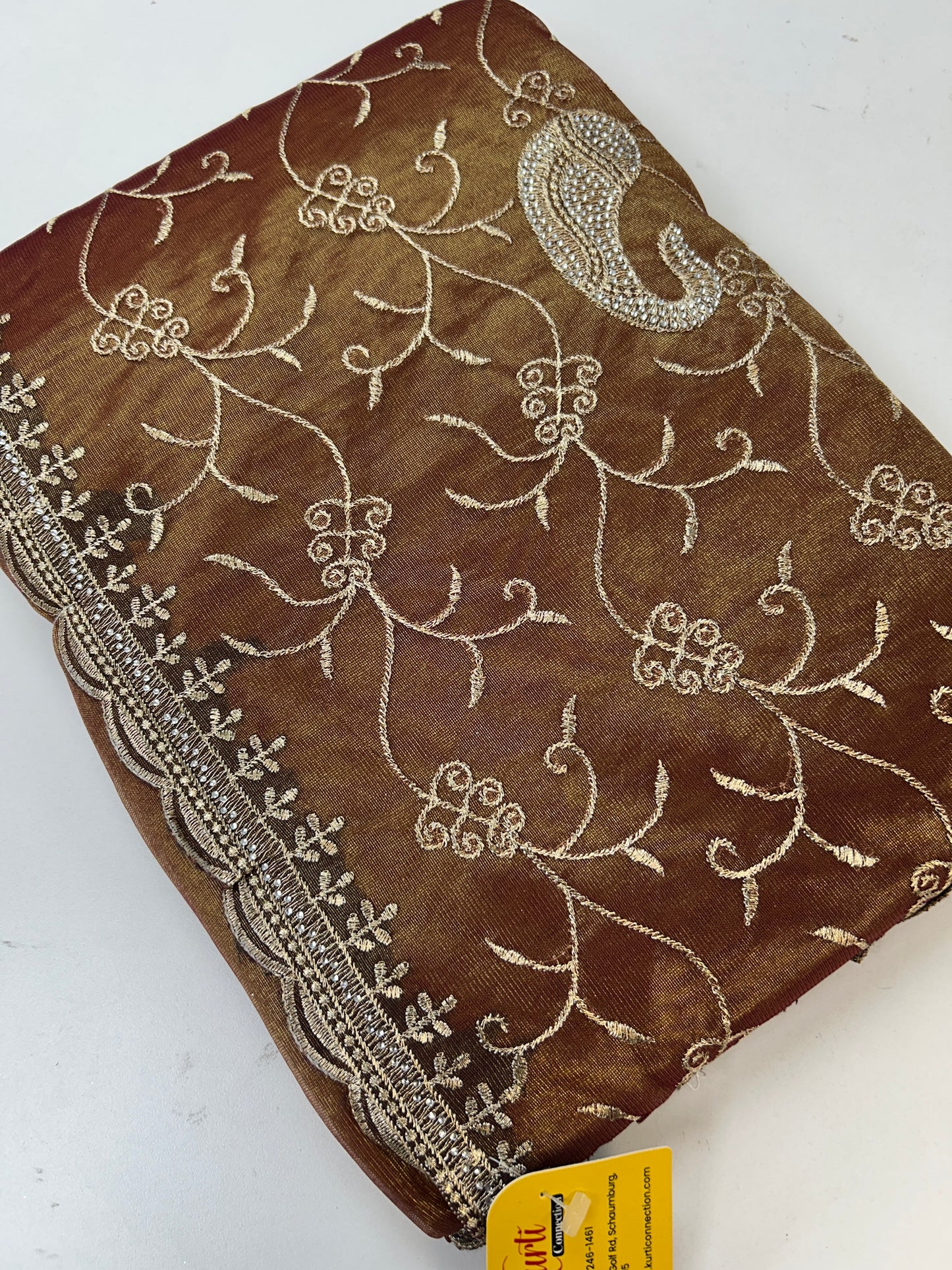 Shimmer silk saree : cocktail saree