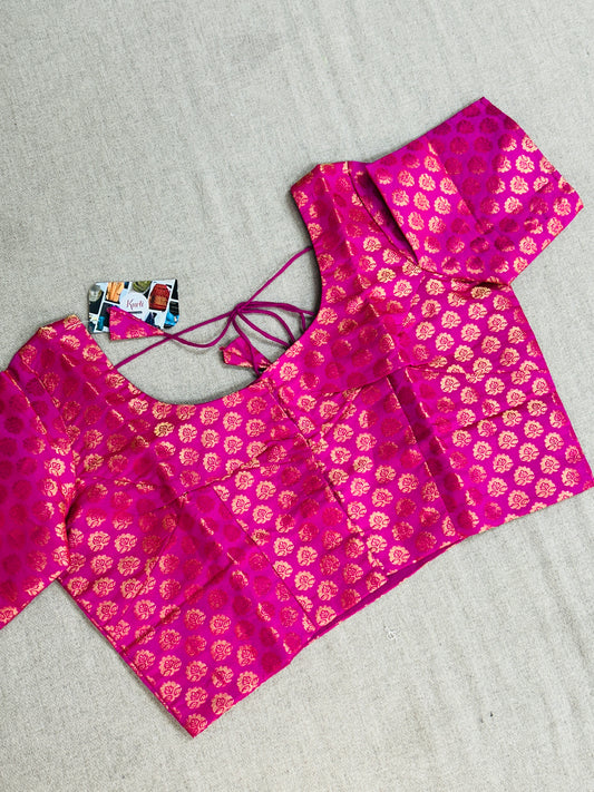 Dark pink blouse