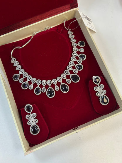 Purple : AD Necklace set