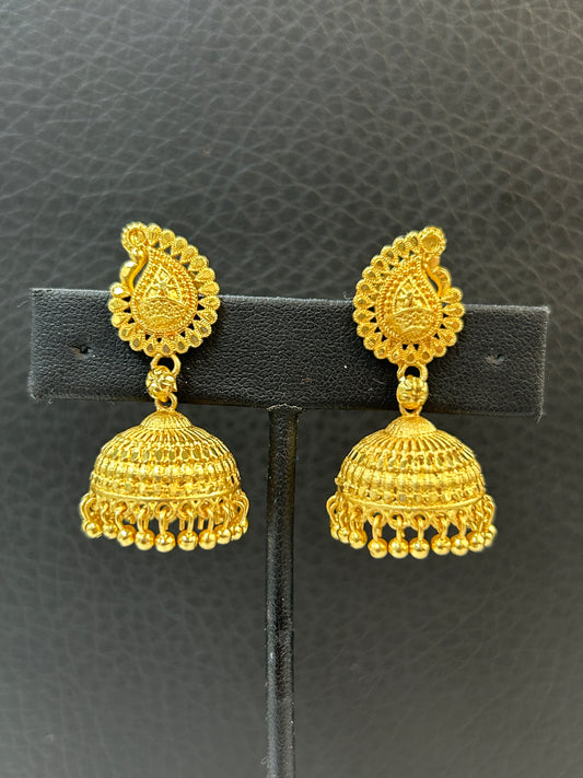 Screw back jhumki