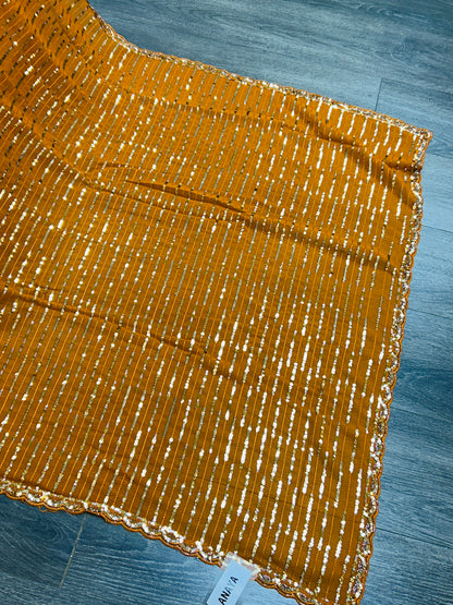 Sequin saree
