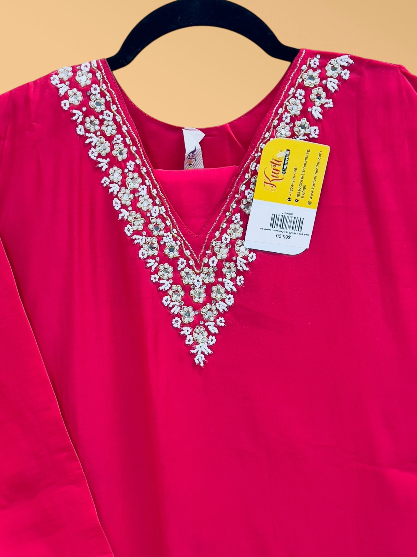 Dark pink : Salwar suit