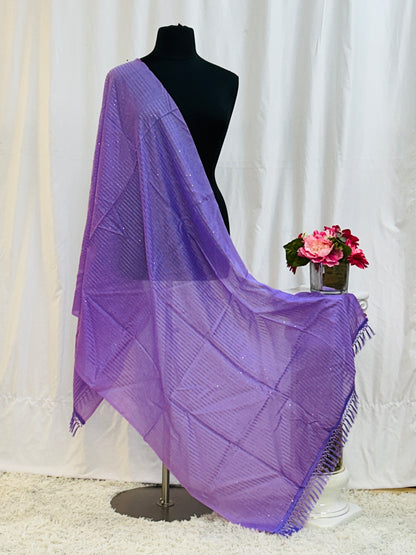 Light purple dupatta