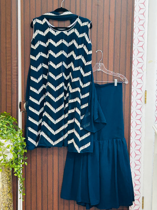 Kurti Plazzo set : SALE