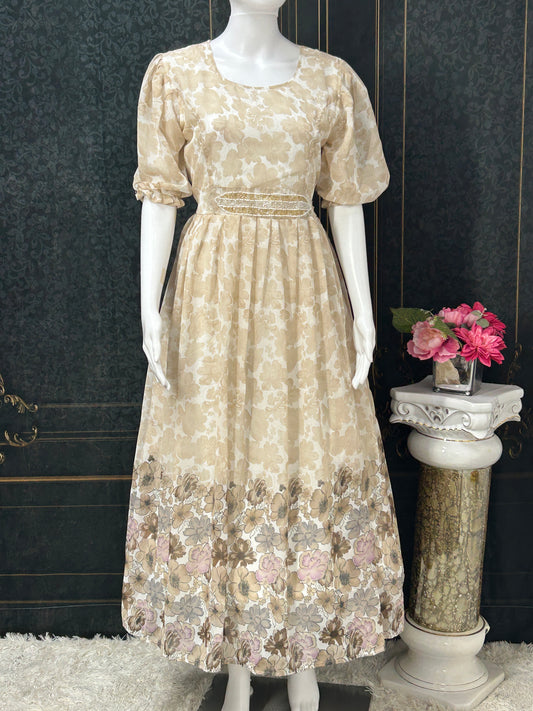 Georgette long kurti
