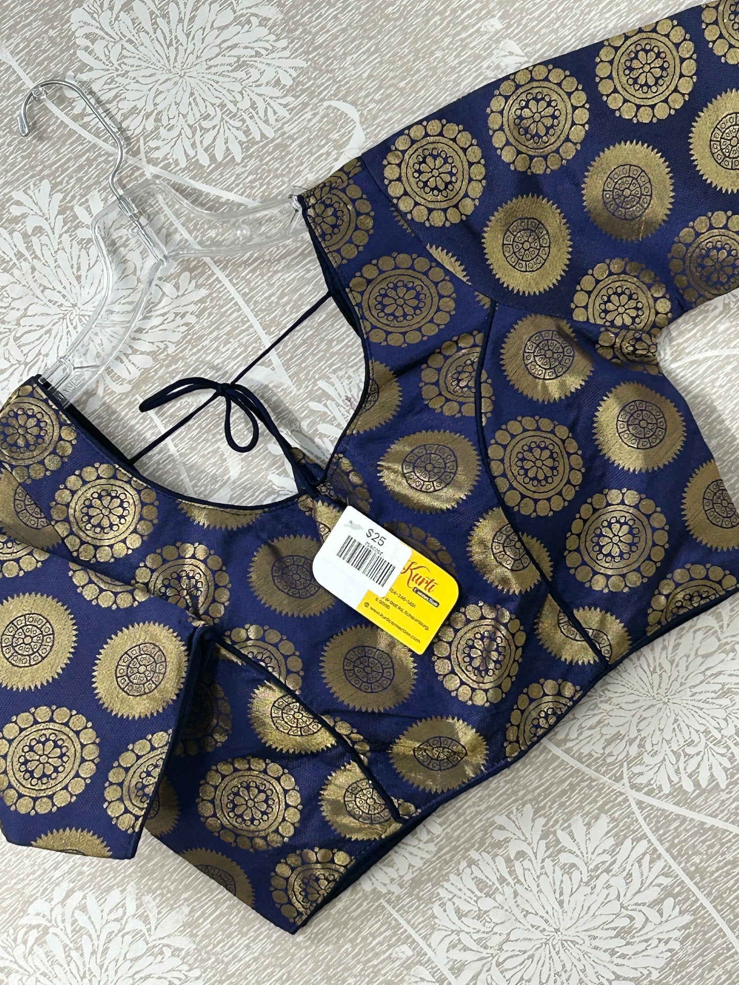 Readymade Blouse | color : Navy blue