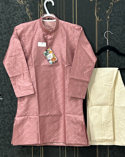 Silk cotton kurta for boys - Kurti Connection USA