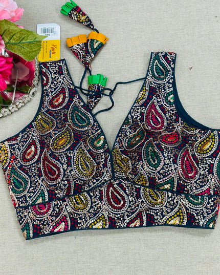 Embroidered blouses | readymade saree blouses - Kurti Connection USA