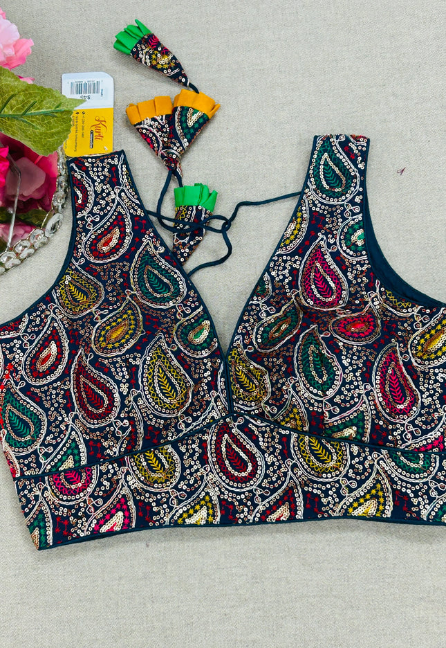 Embroidered blouses | readymade saree blouses - Kurti Connection USA