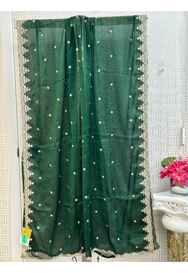 Jari work dupatta