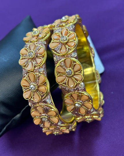Size 2.6 set of 2 bangles - Kurti Connection USA
