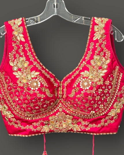 Heavy party wear blouse - Kurti Connection USA