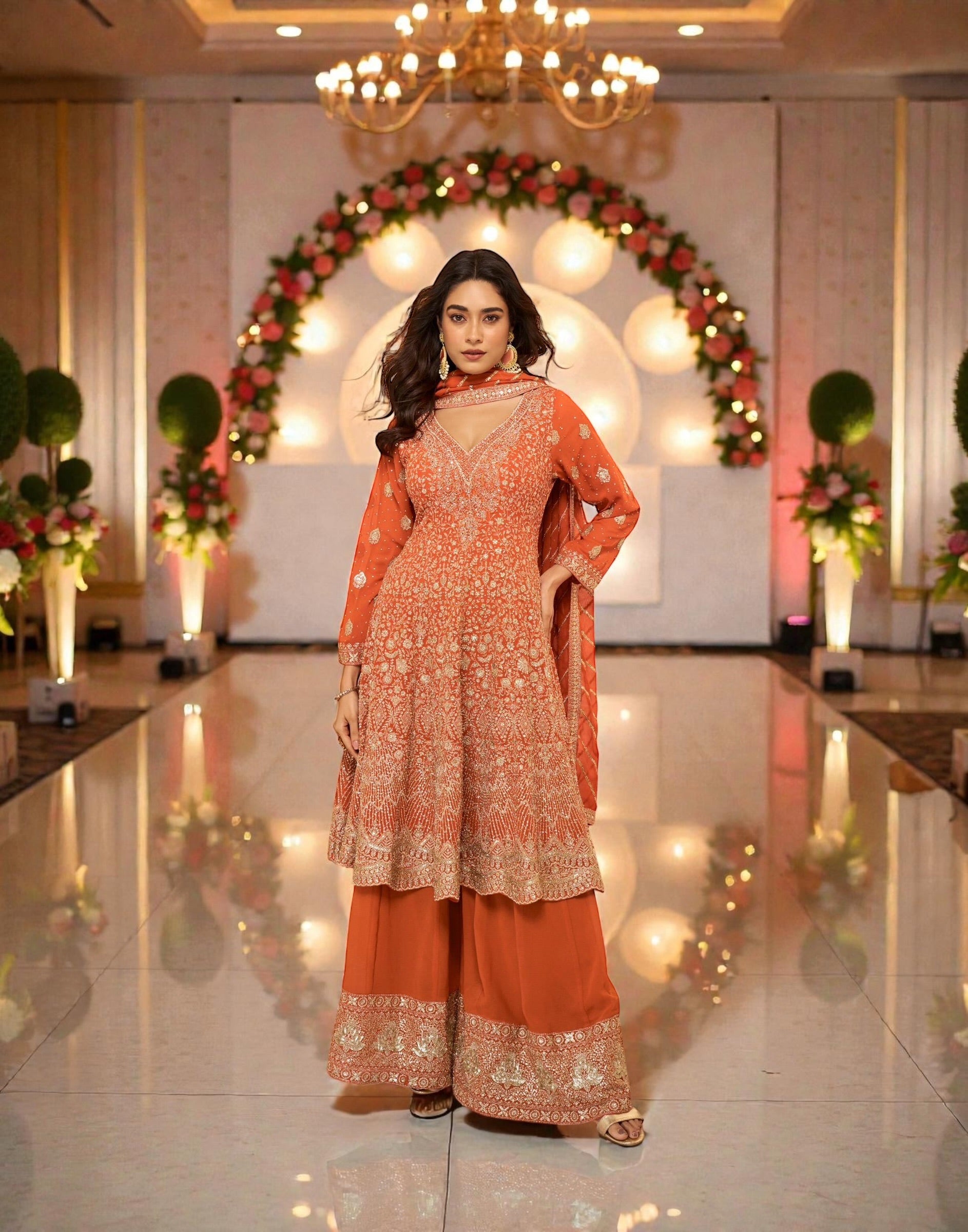 Designer collection: sharara suits by Kurti Connection USA