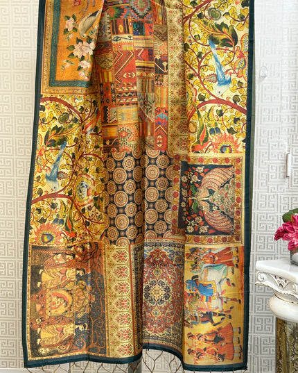 Silk dupatta : digital print