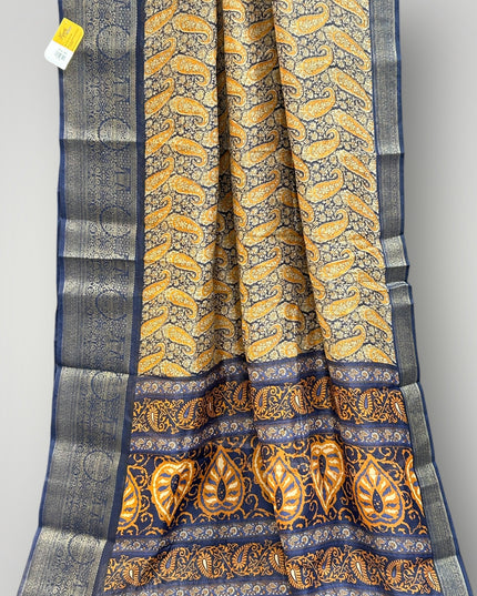 Chanderi cotton saree - Kurti Connection USA