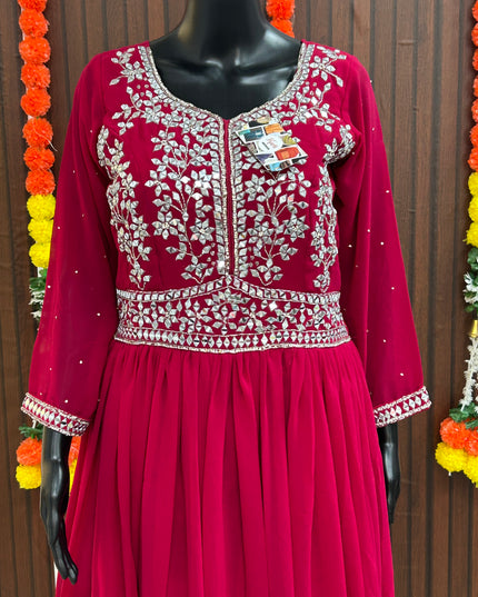 Party wear long kurti - Kurti Connection USA
