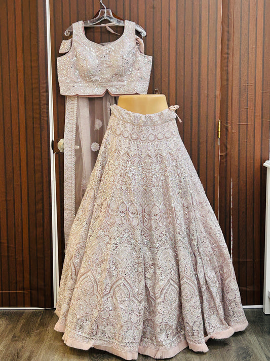 Blush pink lehenga Choli set