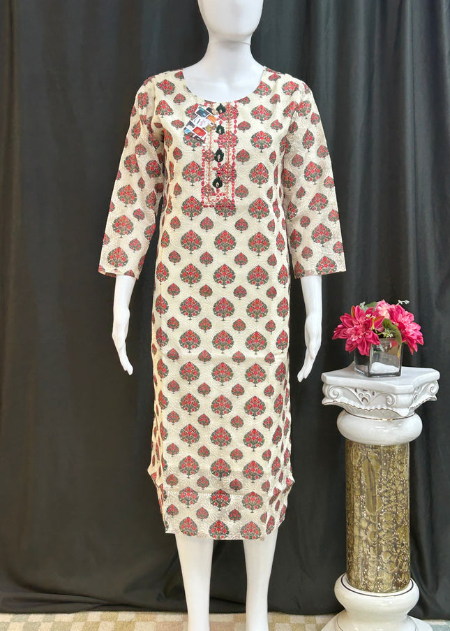 Pure cotton Kurti with lining