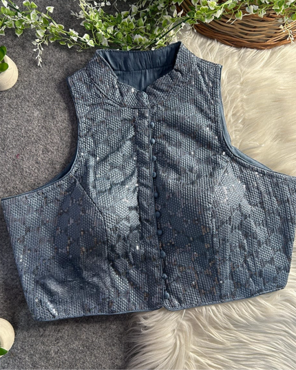 Halter neck blouse - Kurti Connection USA