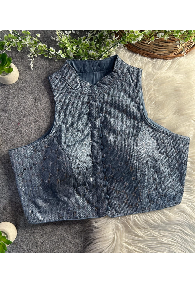 Halter neck blouse - Kurti Connection USA