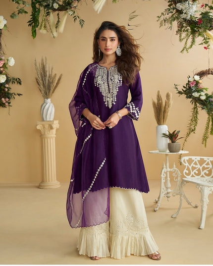 Party wear sharara suit