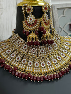 Bridal necklace set by Kurti Connection USA