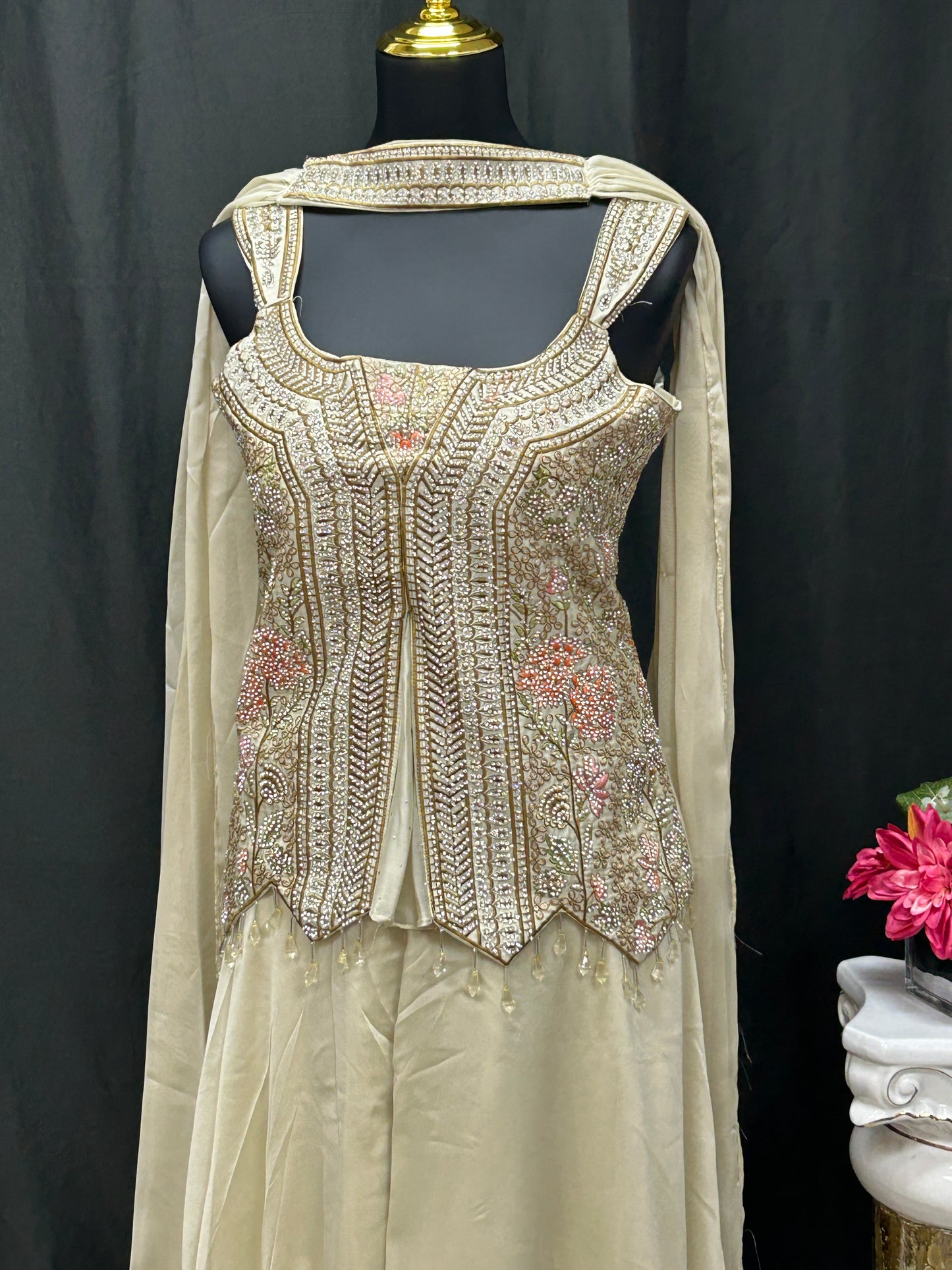 Wedding guest collection : Sharara suit by Kurti Connection USA