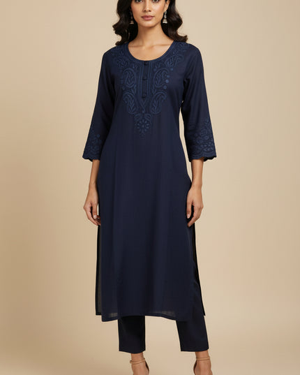 Chikankari Kurti (pant not included)