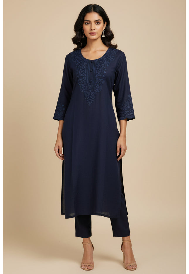 Chikankari Kurti (pant not included)