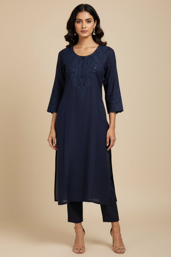 Chikankari Kurti (pant not included)