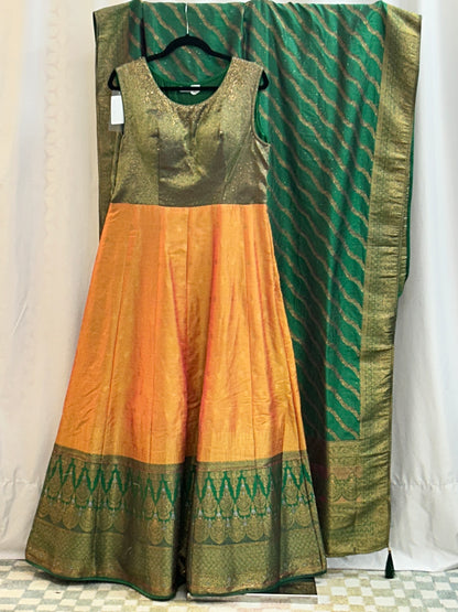 Silk long kurti