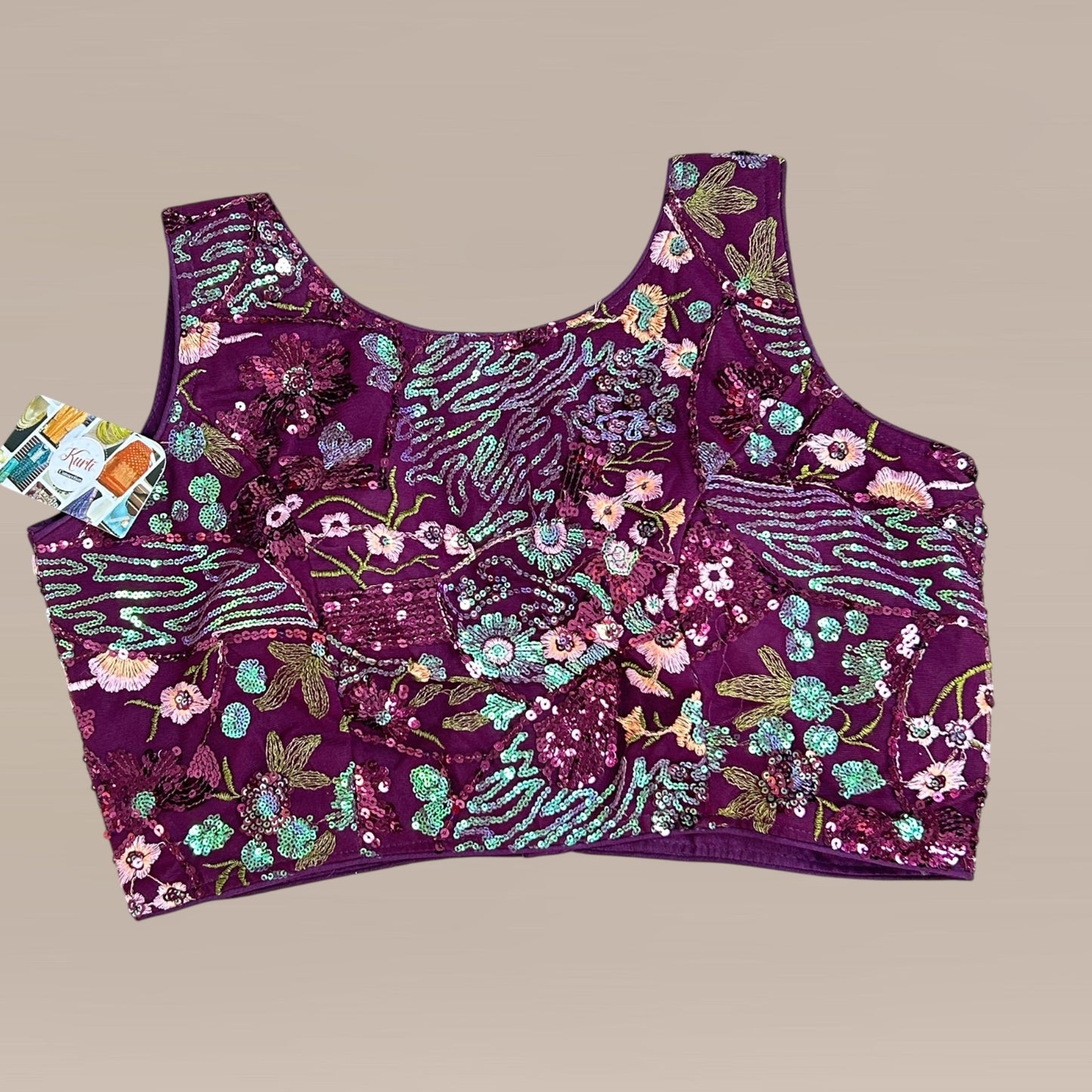 Sequin work blouse