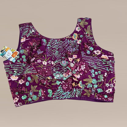 Sequin work blouse