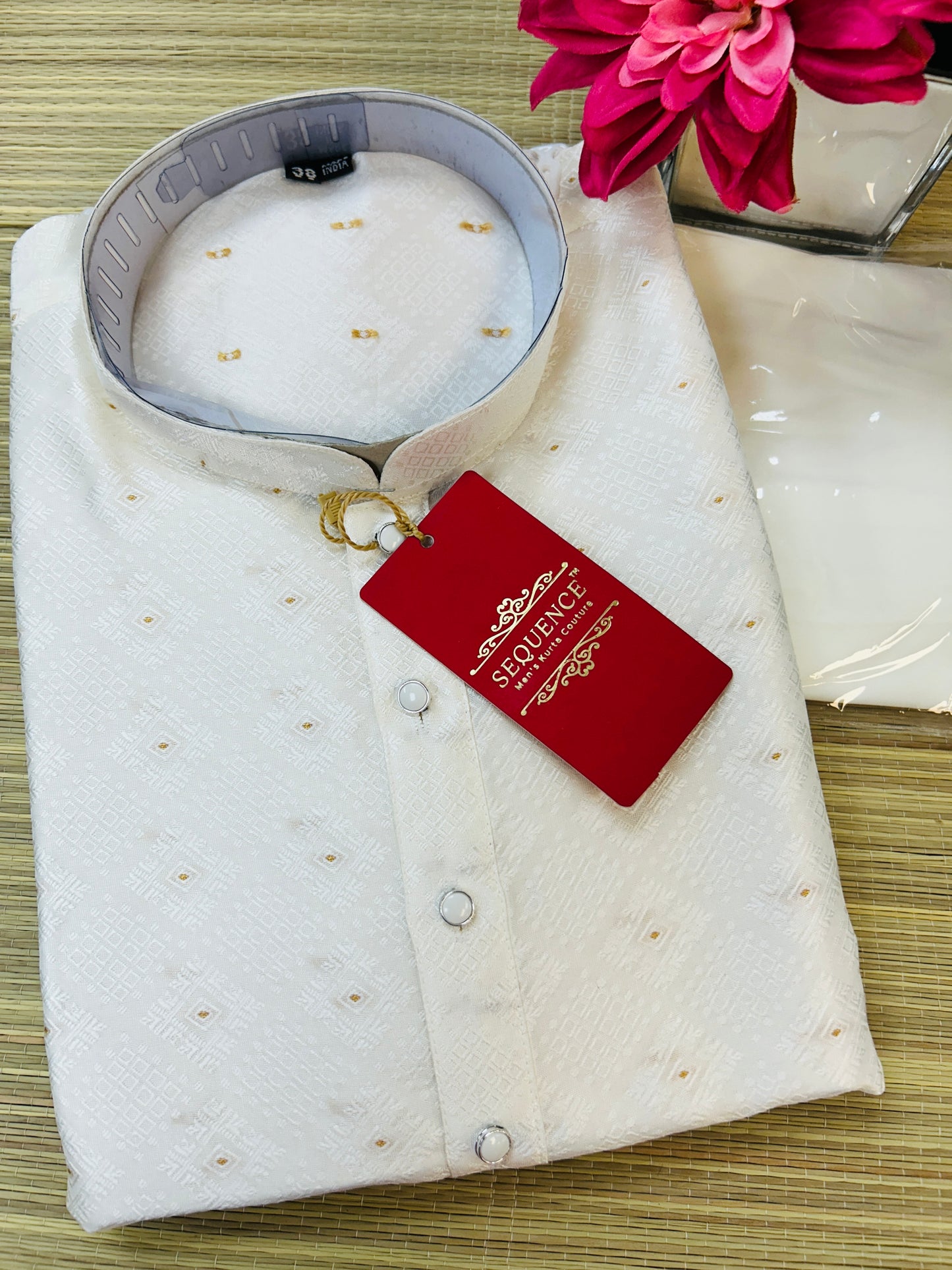 Off white kurta set