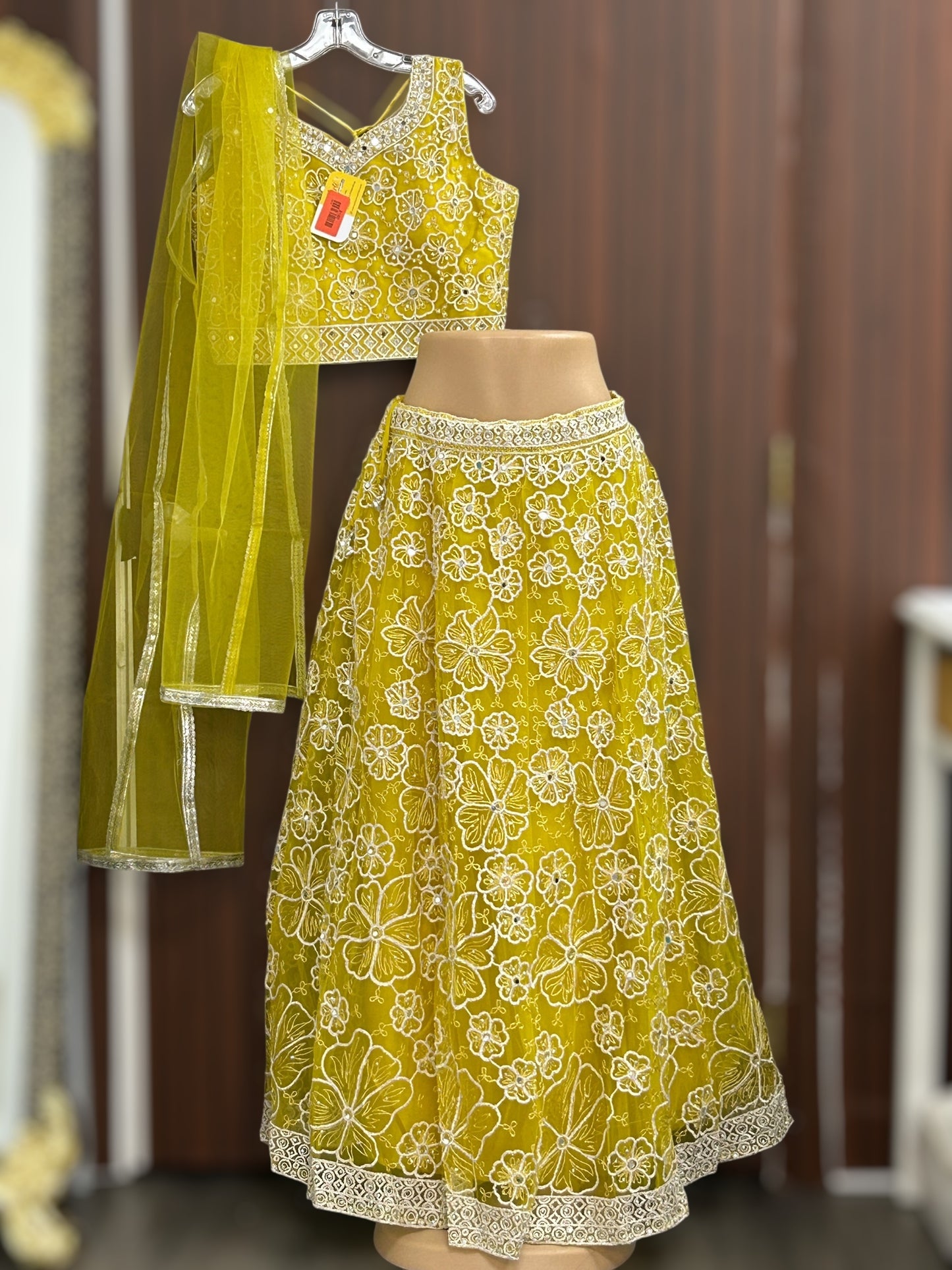 Yellow lehenga set