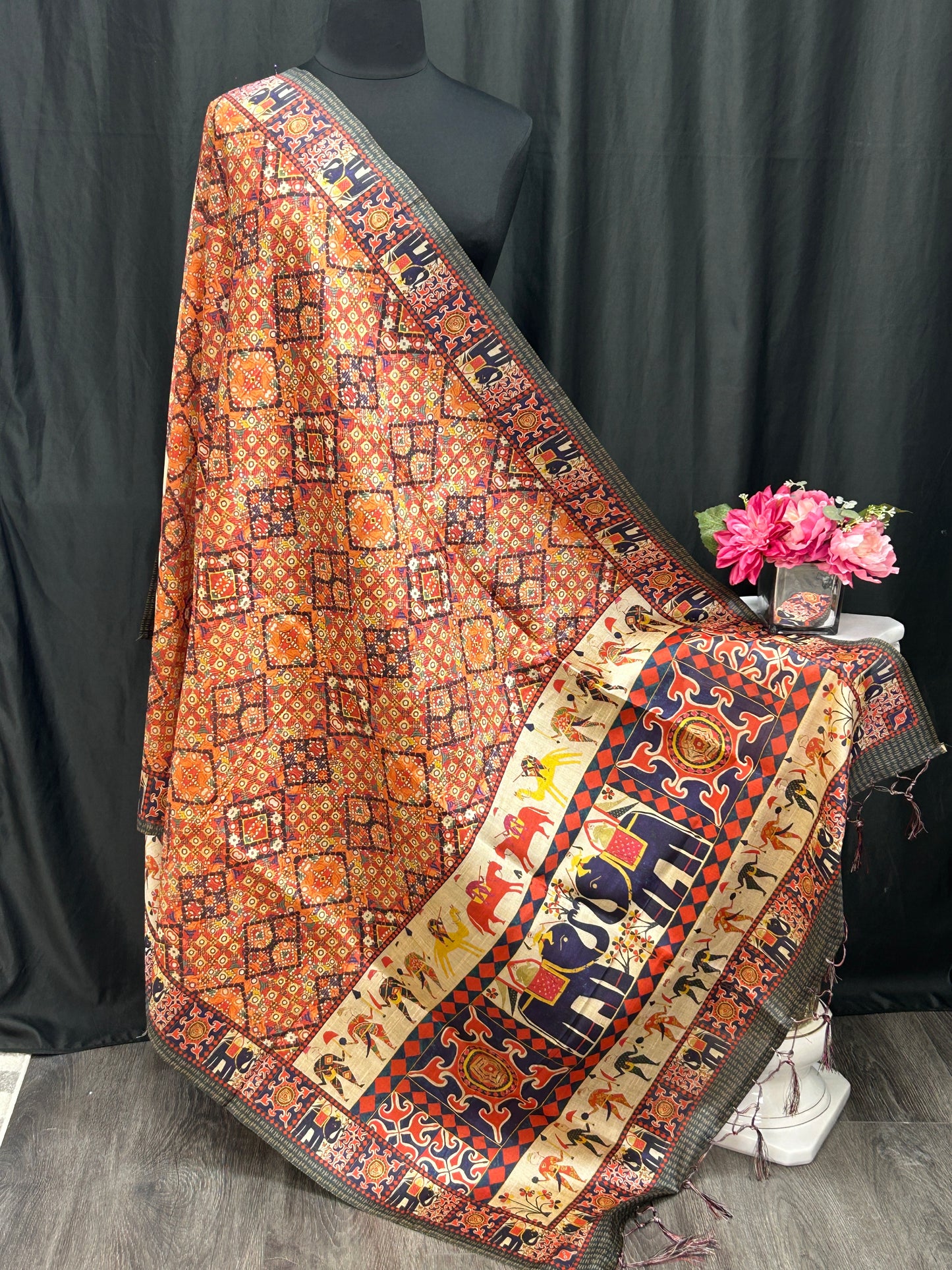 Digital print dupatta