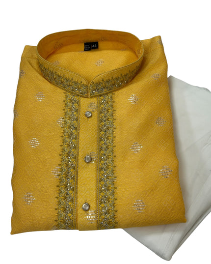 Silk kurta pajama set - Kurti Connection USA