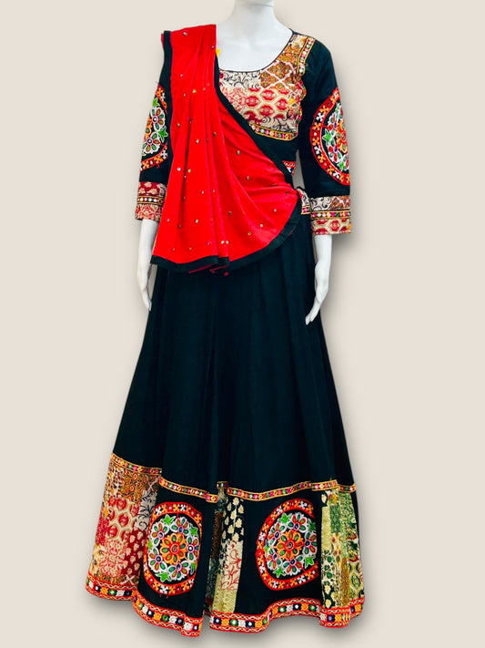 Cotton chaniya choli set for garba/ lehenga choli