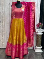 Kanjivaram silk long gown