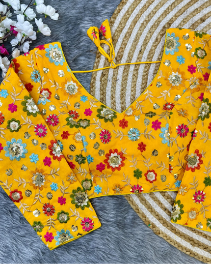 Georgette blouses - Kurti Connection USA