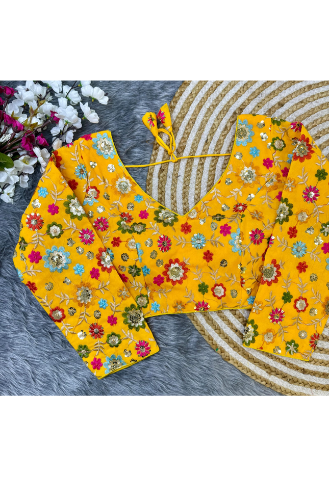 Georgette blouses - Kurti Connection USA