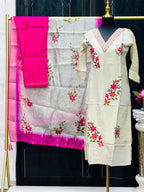 Tissue silk salwar suit