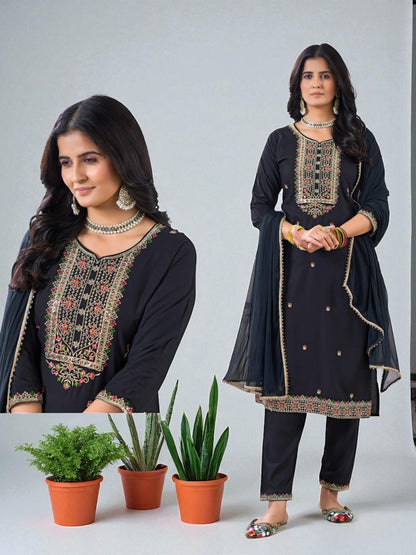 Modal silk Kurti set