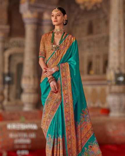 Wedding wear silk saree - Kurti Connection USA